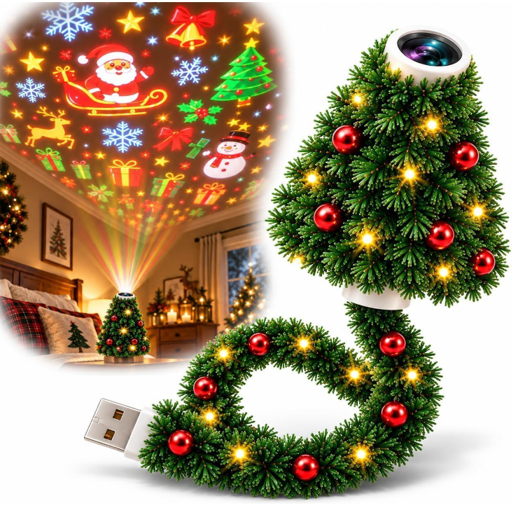 🎄 MerryGlow™ — Proyector Navideño