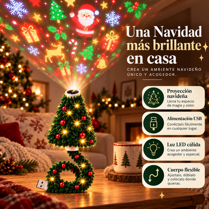 🎄 MerryGlow™ — Proyector Navideño